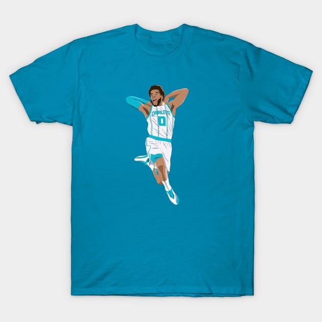 Miles Bridges Art T-Shirt by mnaperdraws